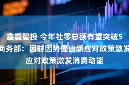 鑫赢智投 今年社零总额有望突破50万亿元 商务部：因时因势提出新应对政策激发消费动能
