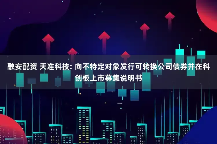 融安配资 天准科技: 向不特定对象发行可转换公司债券并在科创板上市募集说明书